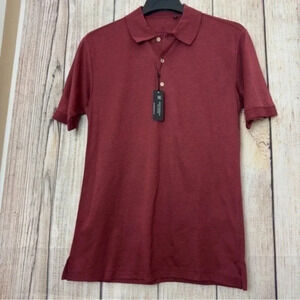 Hickey Freeman Mens polo cotton shirt size Small